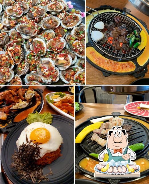 Ostras en The Hansik Korean BBQ (Lat Krabang)