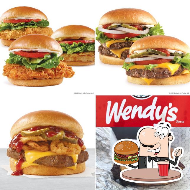 Commandez un hamburger à Wendy's