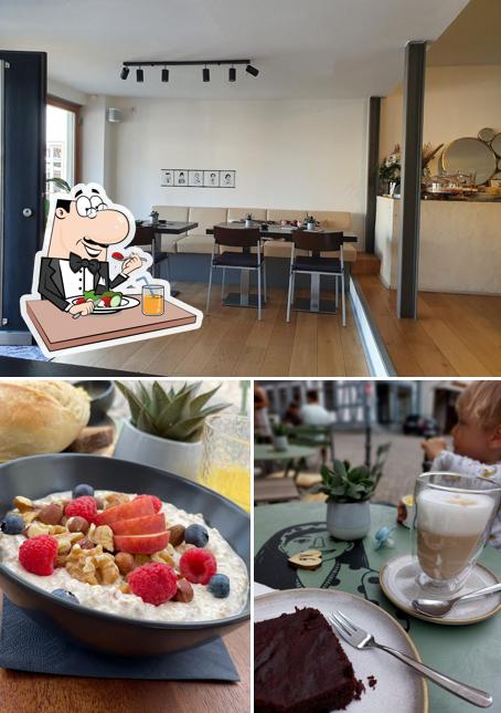 Mira las imágenes que muestran comida y comedor en Café Kuss