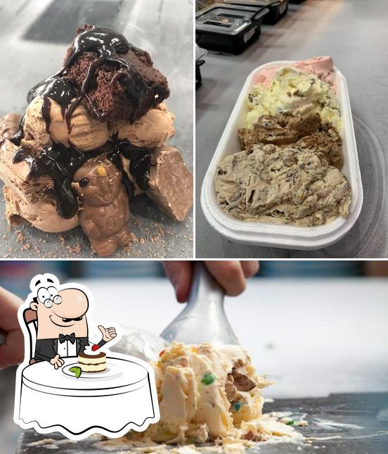 Cold Rock Ice Creamery Pakenham offers a selection of desserts