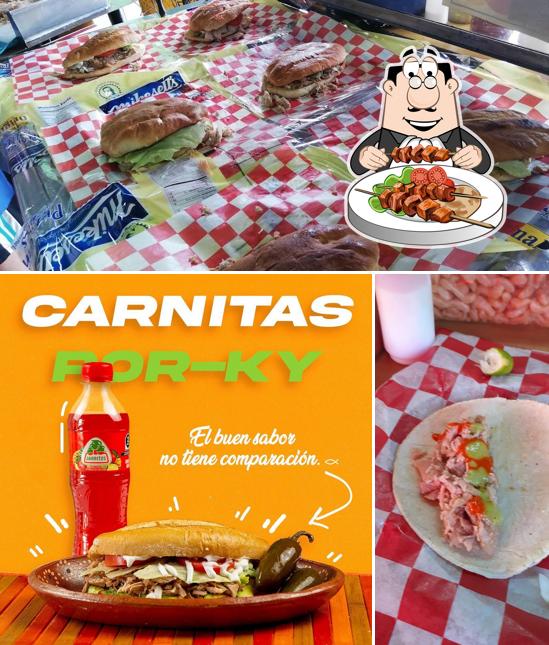 Food at Carnitas POR-KY