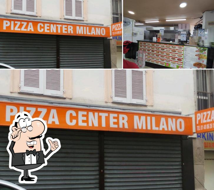 L'intérieur de Pizza Center Milano