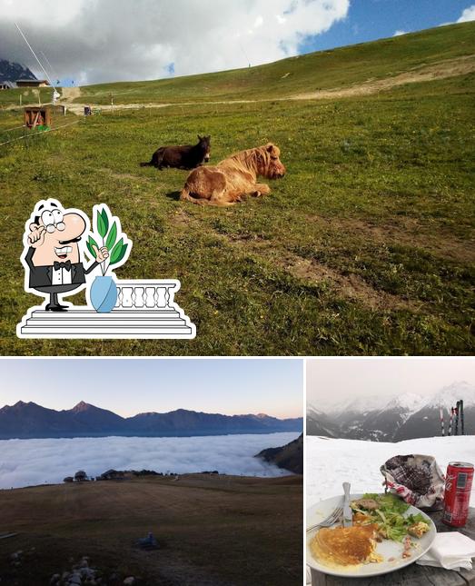 La photo de la extérieur et boisson concernant Restaurant d'altitude Peyra Levrousa