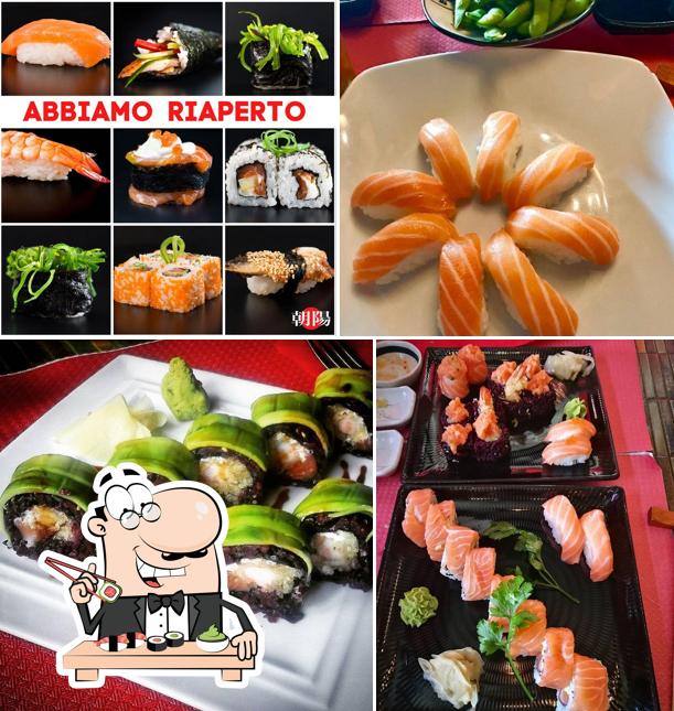 Ordina le diverse opzioni di sushi