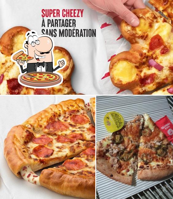 Essayez des pizzas à Pizza Hut