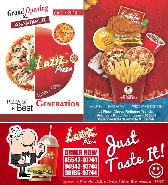 Look at the picture of Laziz Pizza Anantapur