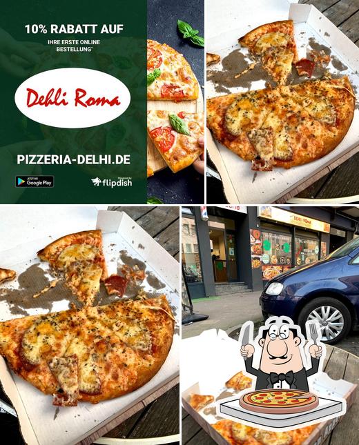 Choisissez des pizzas à Pizzeria Dehli Roma