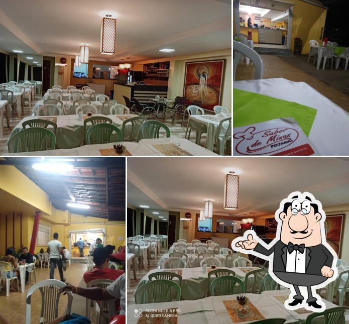 Veja imagens do interior do Pizzaria Sabor de Minas