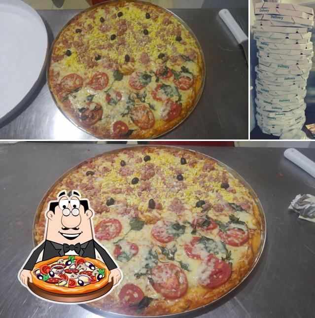 No Pizzaria Calvana`s, você pode provar pizza