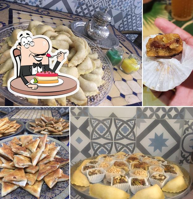 Restaurant La Marocaine propose une sélection de desserts
