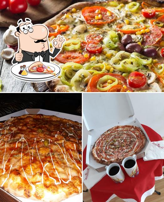 Prenez différents genres de pizzas