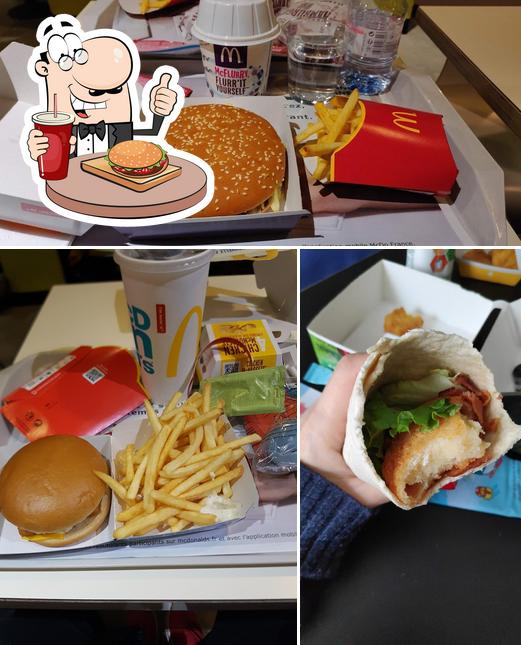 Prenez un hamburger à McDonald's