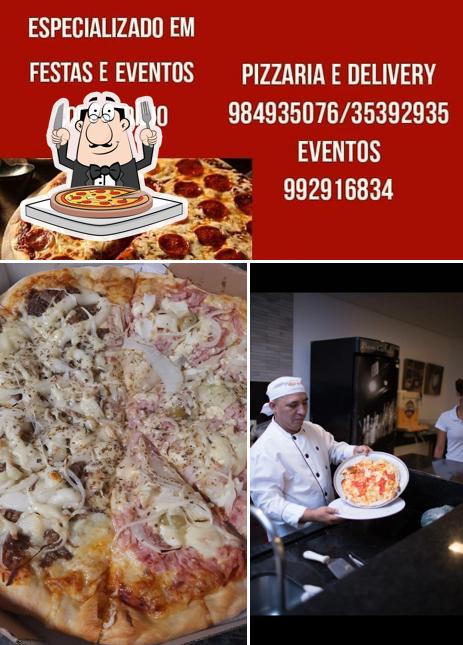 Peça pizza no Evento de Rodízio de Pizza em Goiânia-Pizzaria do ED