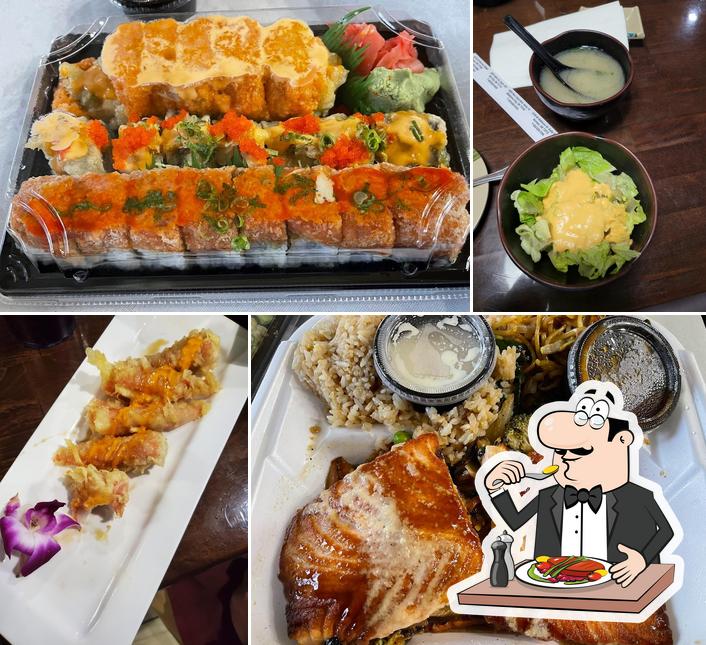 Еда в "Volcano Sushi Bar & Hibachi"