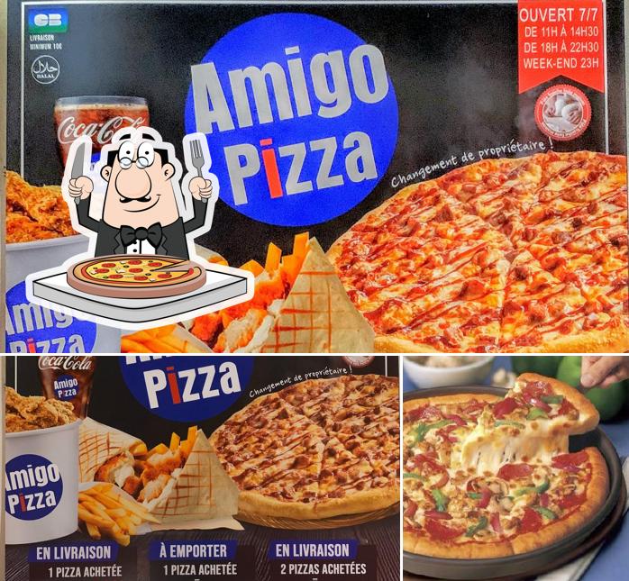 Prenez des pizzas à Amigo Pizza