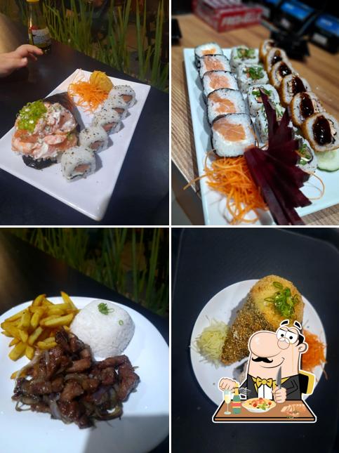 Comida em Sushi Kayzen Wok Food