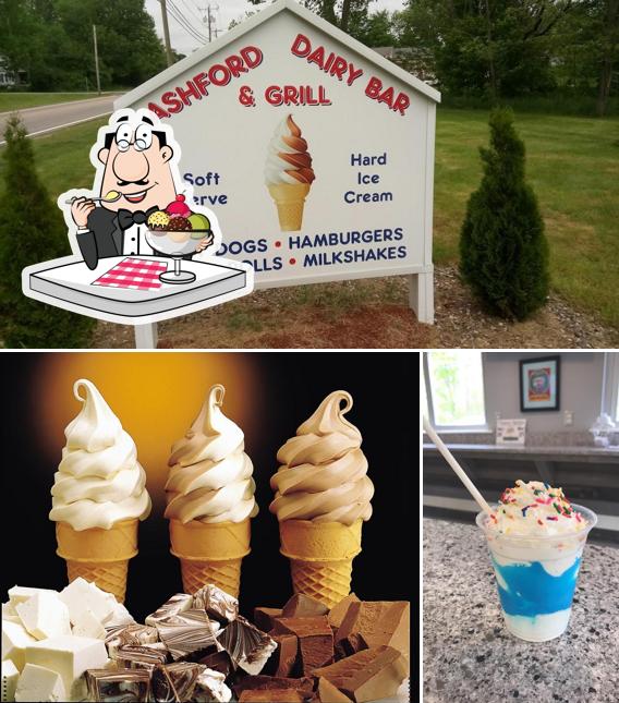 Ashford Dairy Bar & Grill provides a number of desserts