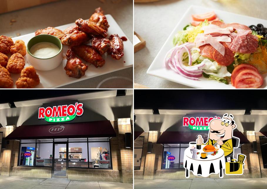 В Romeo's Pizza есть еда, внешнее оформление и многое другое