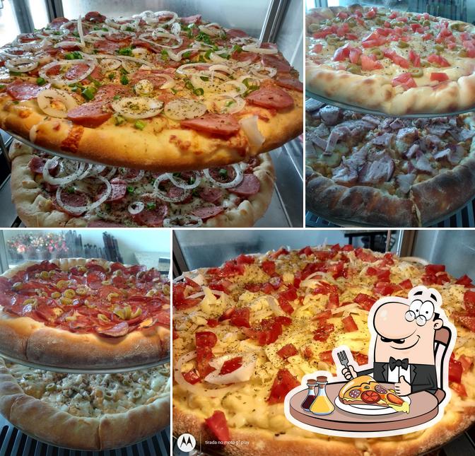 Escolha diferentes estilos de pizza