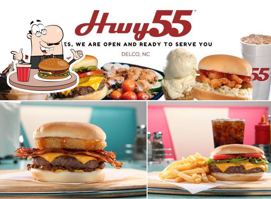 Hwy 55 Burgers Shakes & Fries, Delco - Restaurant menu, prices and reviews