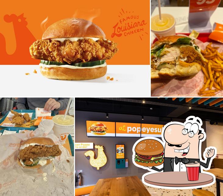 Treat yourself to a burger at Popeyes Louisiana Chicken