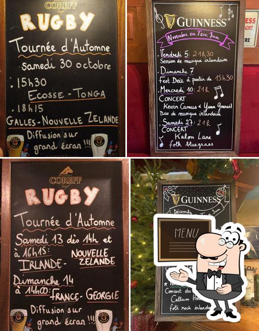 Découvrez le menu du jour sur le tableau