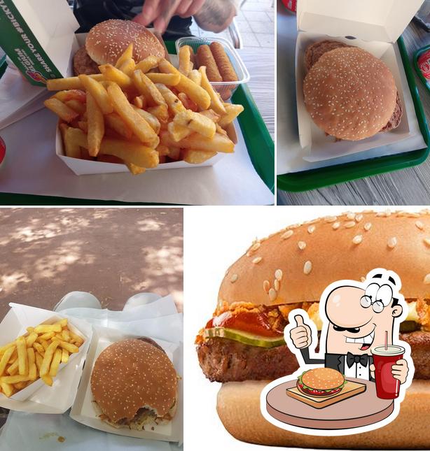 Essayez un hamburger à LA FRITE'RIT BELGE