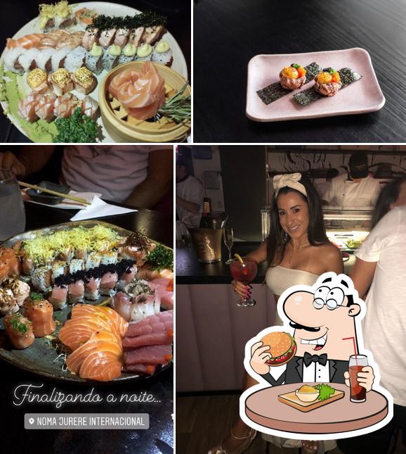 Consiga um hambúrguer no Noma Sushi Jurerê Internacional