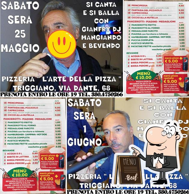 Ecco una foto di l’arte della pizza