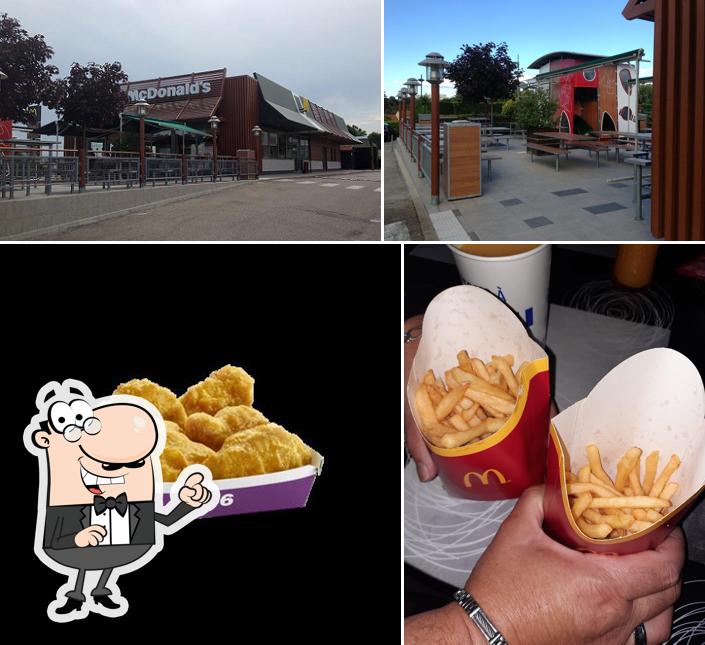 Mira las fotos donde puedes ver exterior y comida en McDonald's