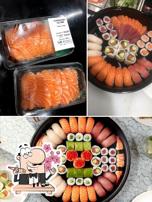 Ordina le varie opzioni di sushi