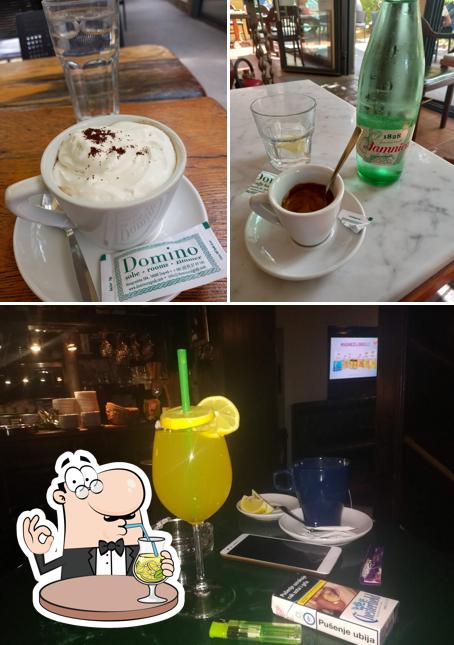 Dai un’occhiata alla foto che raffigura la bevanda e dolce di Caffe bar Domino Vinogradska