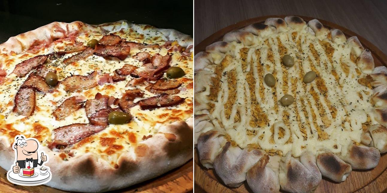 Pizzaria LAS MAMAS serve uma seleção de sobremesas