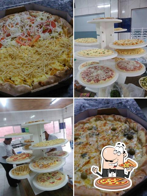 Consiga diversos tipos de pizza