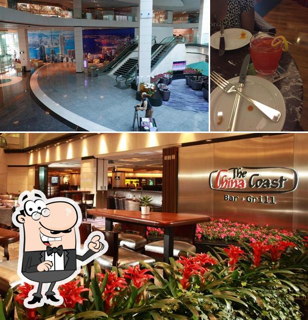 The interior of The China Coast Bar + Grill 華岸酒吧扒房