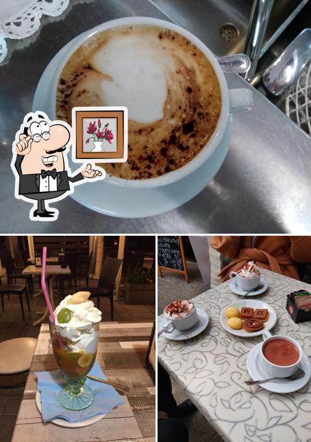 Tra le diverse cose da Caffe' Le Roy si possono trovare la interni e bevanda