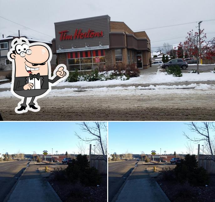 L'extérieur de Tim Hortons