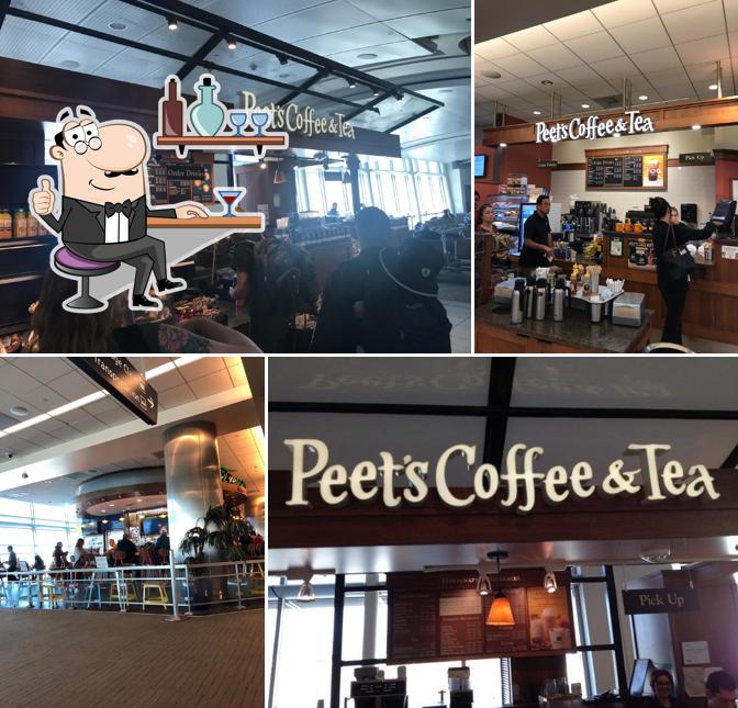 The interior of Peet's Coffee & Tea