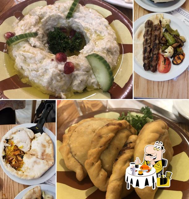 Food at Beiteddine Lebanese Restaurant