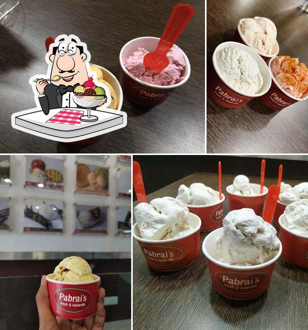 Pabrai's Fresh & Naturelle Ice creams serves a range of desserts