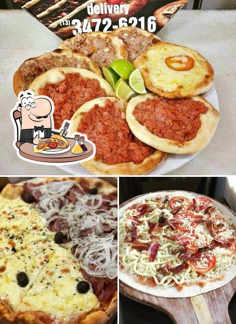 Peça diversos tipos de pizza