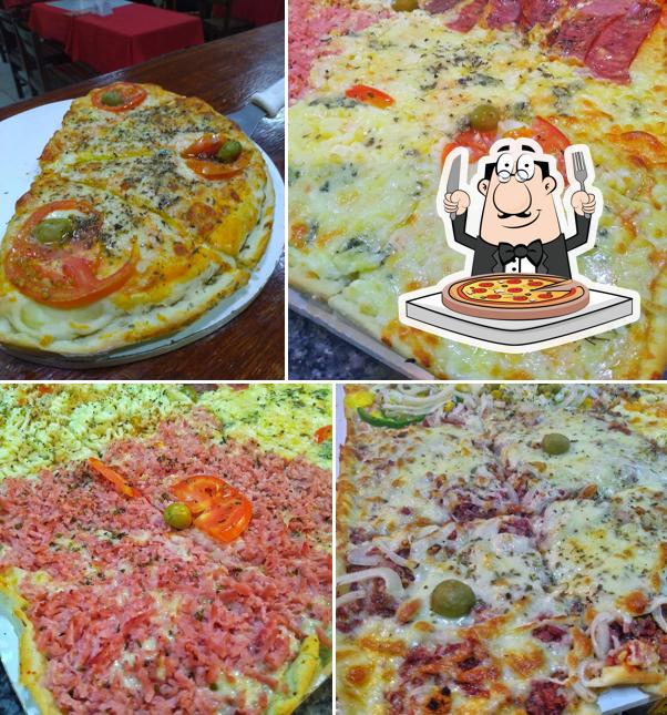 Consiga pizza no Pizzaria Peró