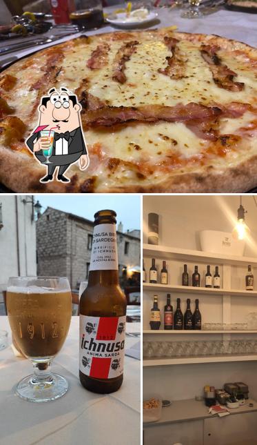 Guarda la foto che mostra la bevanda e pizza di Pizzeria da Bracco 2.0