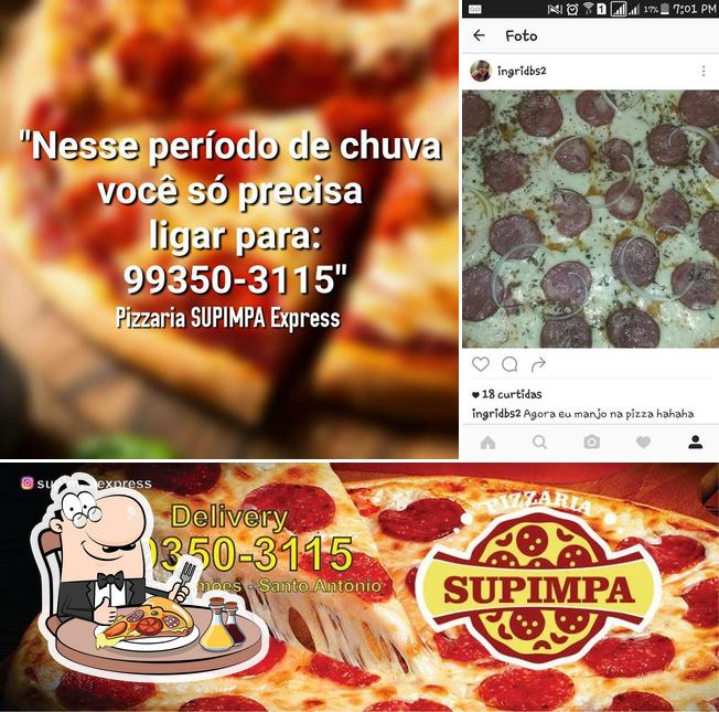 Consiga pizza no Supimpa Express Delivery