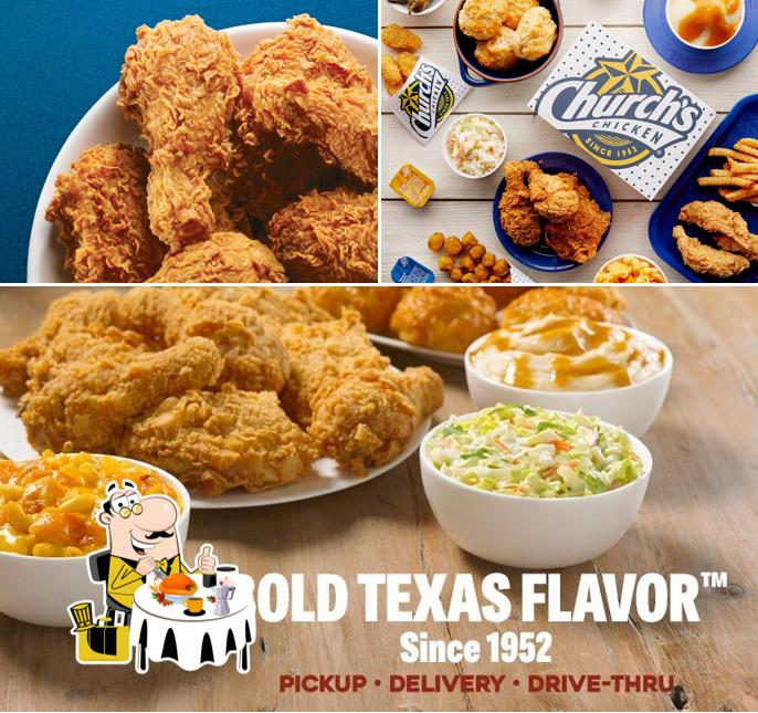 Food at Church's Texas Chicken