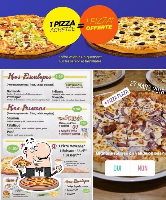 Choisissez des pizzas à Le Plaza, Pizzeria Douai