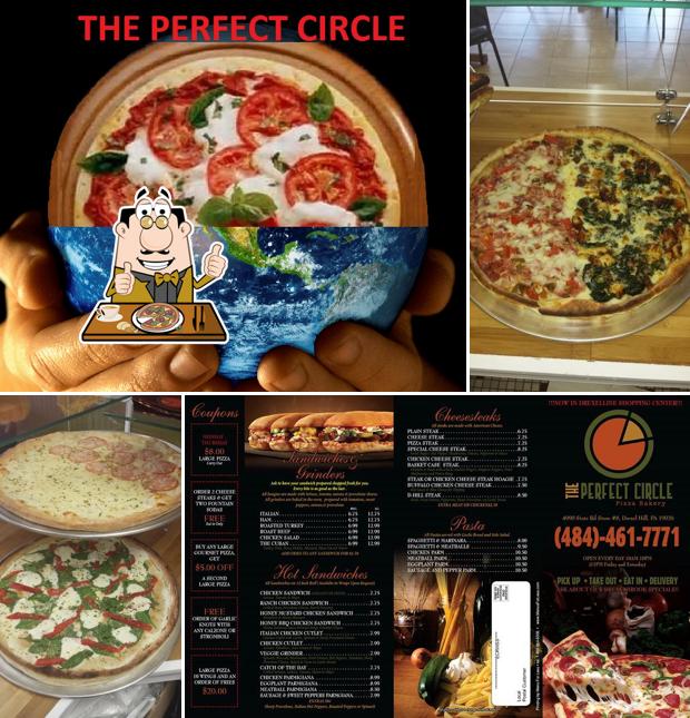 В "The Perfect Circle Pizza Bakery" вы можете заказать пиццу