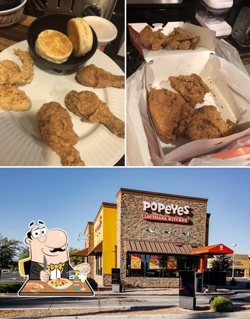 Еда в "Popeyes Louisiana Kitchen"