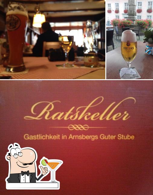 Voici l’image affichant la boire et comptoir de bar sur Gasthof Ratskeller