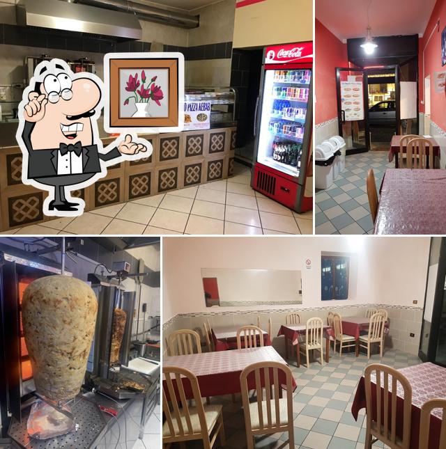 El interior de Dal Maestro Pizza kebab